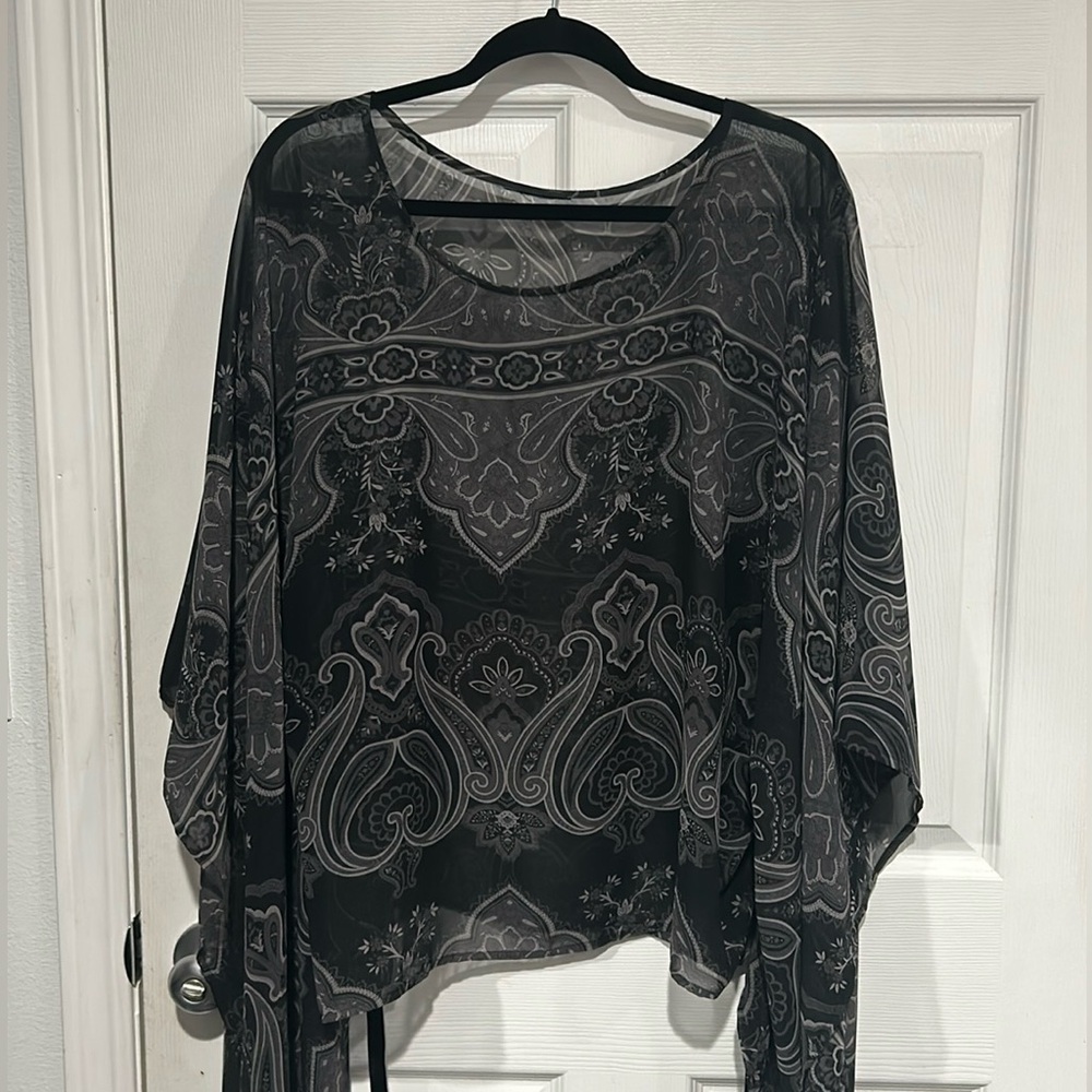 Vintage Inspired Chiffon Top